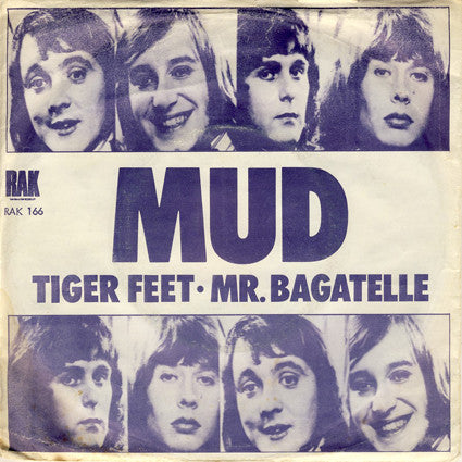 Mud : Tiger Feet / Mr. Bagatelle (7")