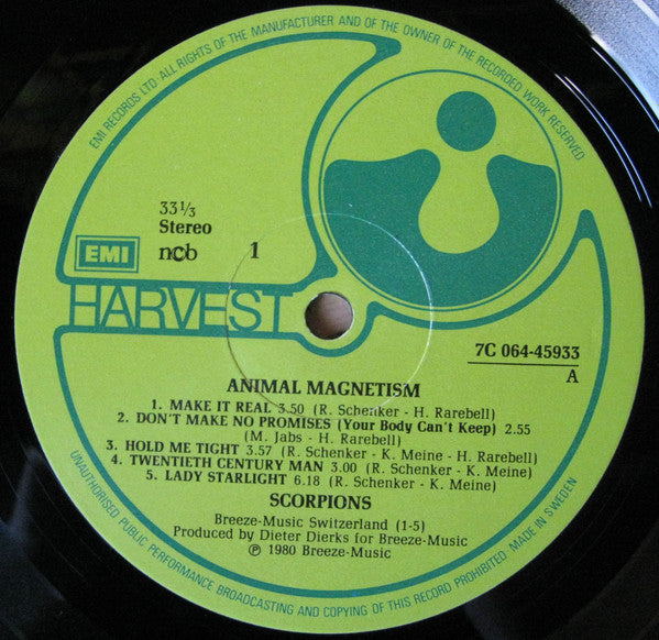 Scorpions : Animal Magnetism (LP, Album)