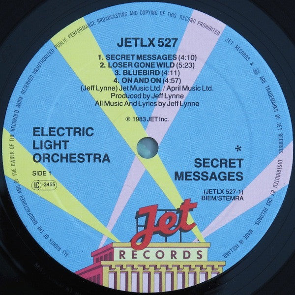 Electric Light Orchestra : Secret Messages (LP, Album)
