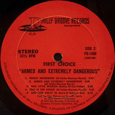 First Choice : Armed And Extremely Dangerous (LP, Album)