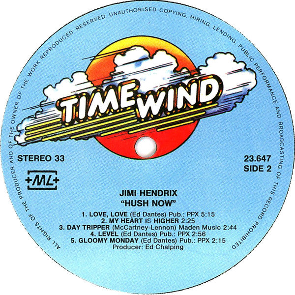 Jimi Hendrix : Hush Now (LP)