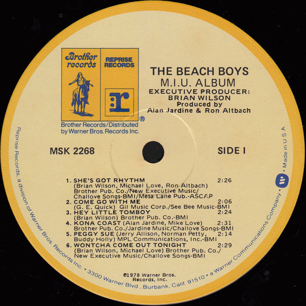 The Beach Boys : M.I.U. Album (LP, Album, Win)