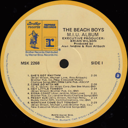 The Beach Boys : M.I.U. Album (LP, Album, Win)