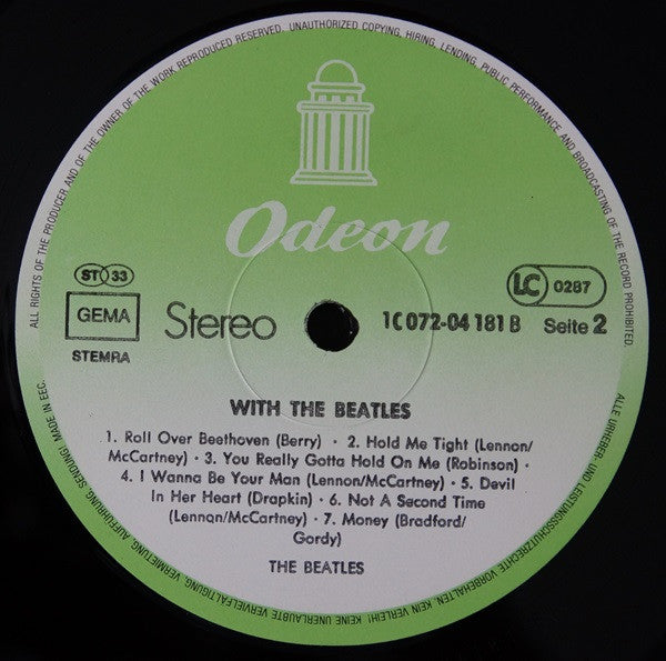 The Beatles : With The Beatles (LP, Album, RE)