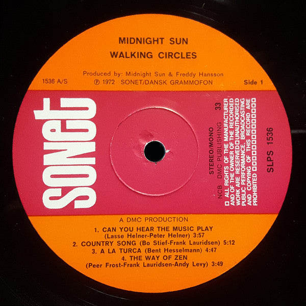 Midnight Sun (4) : Walking Circles (LP, Album)