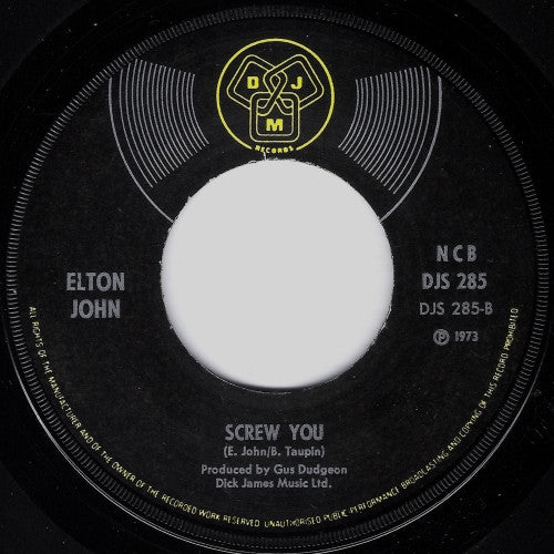 Elton John : Goodbye Yellow Brick Road (7", Single)