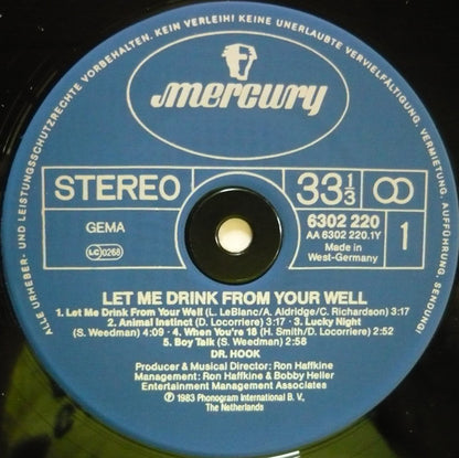 Dr. Hook : Let Me Drink From Your Well (LP, Album)
