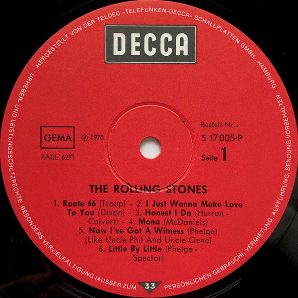The Rolling Stones : The Rolling Stones (LP, Album, RE, Pos)