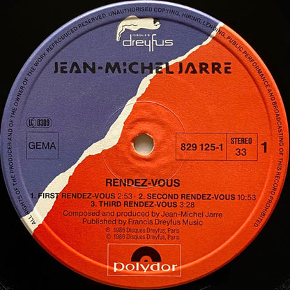 Jean-Michel Jarre : Rendez-Vous (LP, Album)