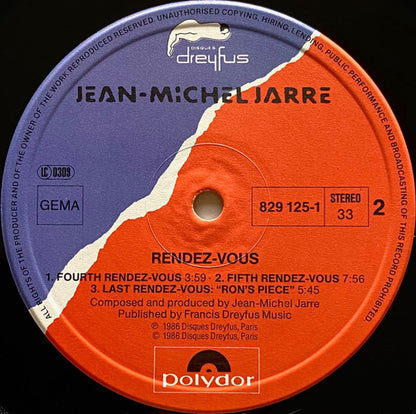 Jean-Michel Jarre : Rendez-Vous (LP, Album)