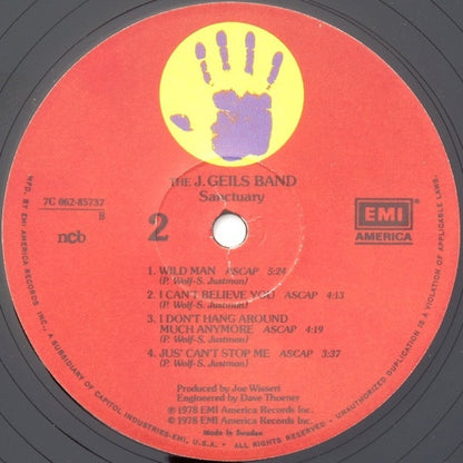 The J. Geils Band : Sanctuary. (LP, Album)