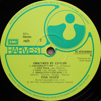 Pink Floyd : Obscured By Clouds (LP, Album)