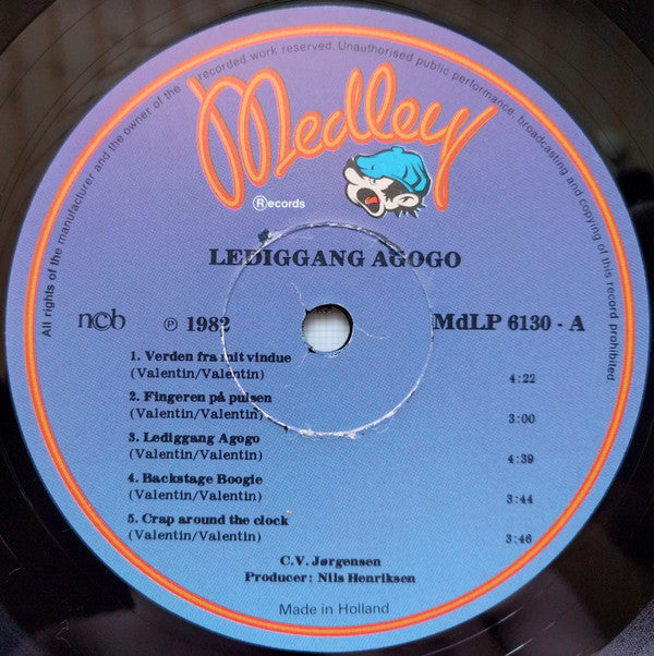 C. V. Jørgensen : Lediggang Agogo (LP, Album, RE, Mad)