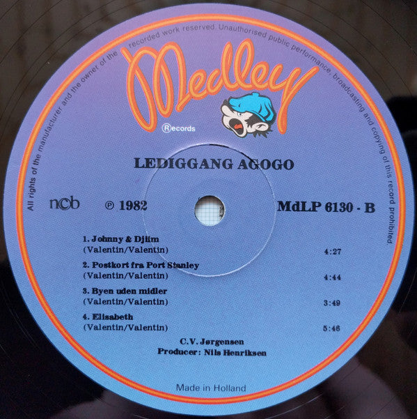 C. V. Jørgensen : Lediggang Agogo (LP, Album, RE, Mad)