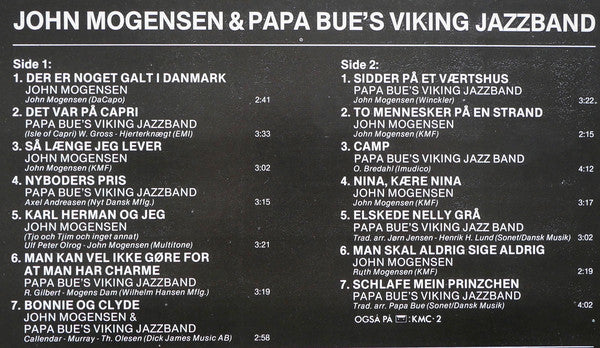 John Mogensen & Papa Bue's Viking Jazzband* : John Mogensen & Papa Bue's Viking Jazzband (LP, Comp)