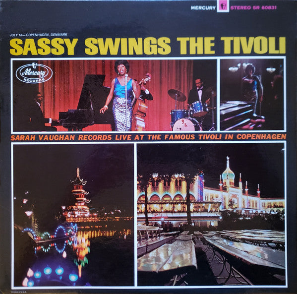 Sarah Vaughan : Sassy Swings The Tivoli (LP, Album)
