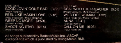 Bad Company (3) : Straight Shooter (LP, Album, RE, SP )