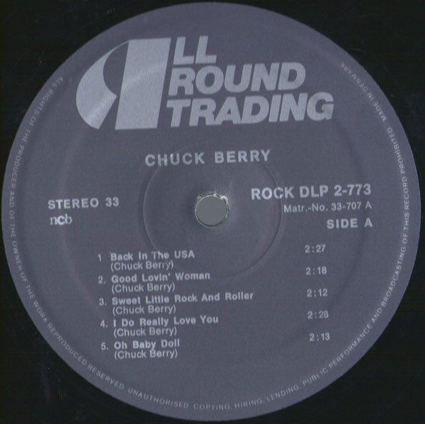 Chuck Berry : Back In The USA (2xLP, Comp)