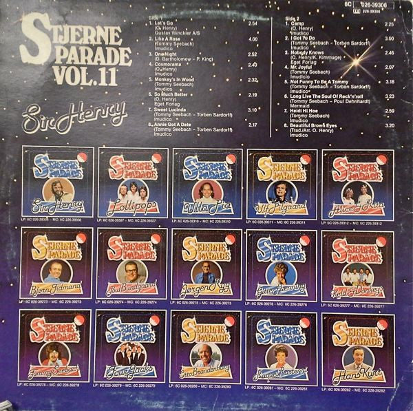 Sir Henry & His Butlers : Stjerne Parade (LP, Comp)