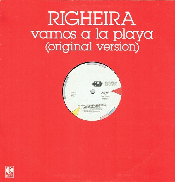 Righeira : Vamos A La Playa (Original Version) (12", Maxi)