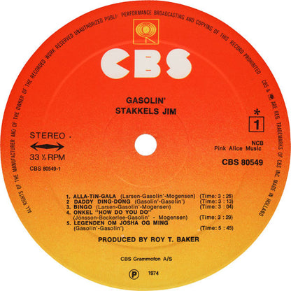 Gasolin' : Stakkels Jim (LP, Album, RE, Ora)