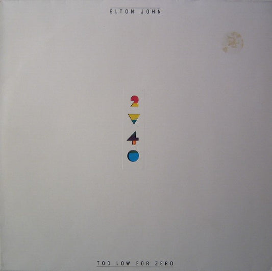 Elton John : Too Low For Zero (LP, Album)