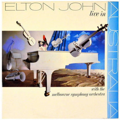 Elton John With The Melbourne Symphony Orchestra* : Live In Australia (2xLP, Album, Gat)