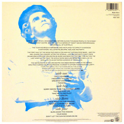Elton John With The Melbourne Symphony Orchestra* : Live In Australia (2xLP, Album, Gat)