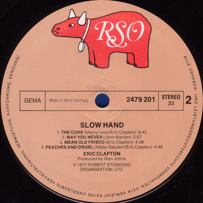 Eric Clapton : Slowhand (LP, Album, RE)