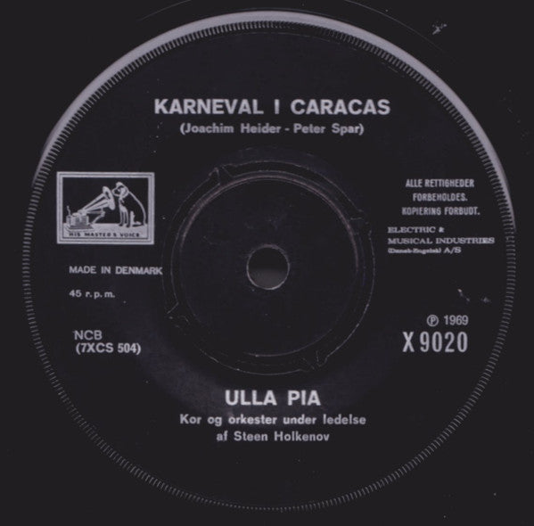 Ulla Pia : Flower Power Tøj / Karneval I Caracas (7", Single)