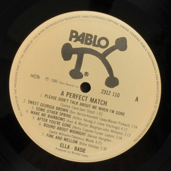 Ella* And Basie* : A Perfect Match (LP, Album)