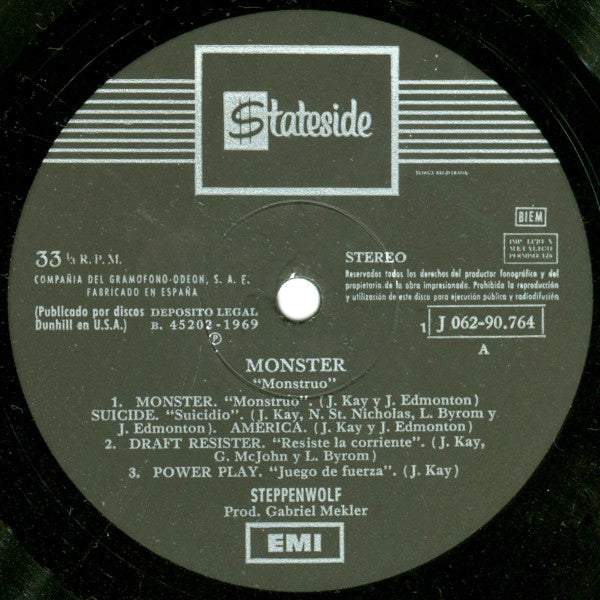 Steppenwolf : Monster (LP, Album)