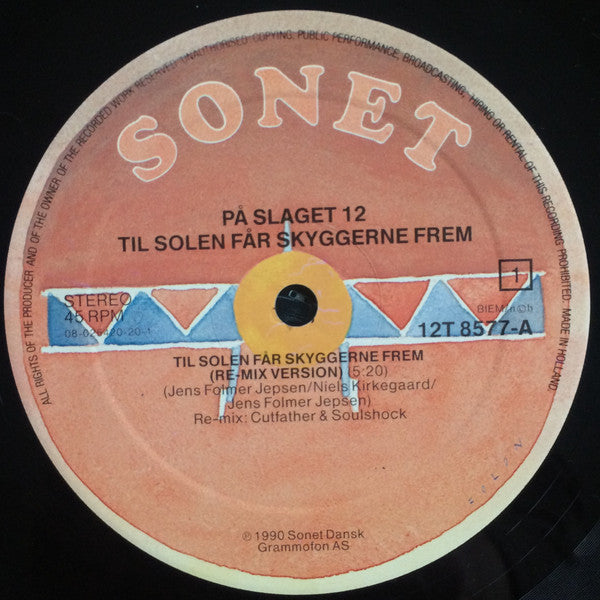 På Slaget 12 : Til Solen Får Skyggerne Frem ( The Soulshock & Cutfather Re-Mix ) (12")