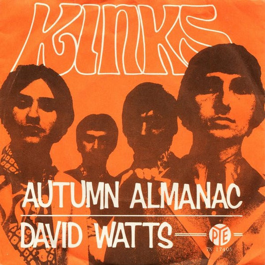The Kinks : Autumn Almanac / David Watts (7", Single)