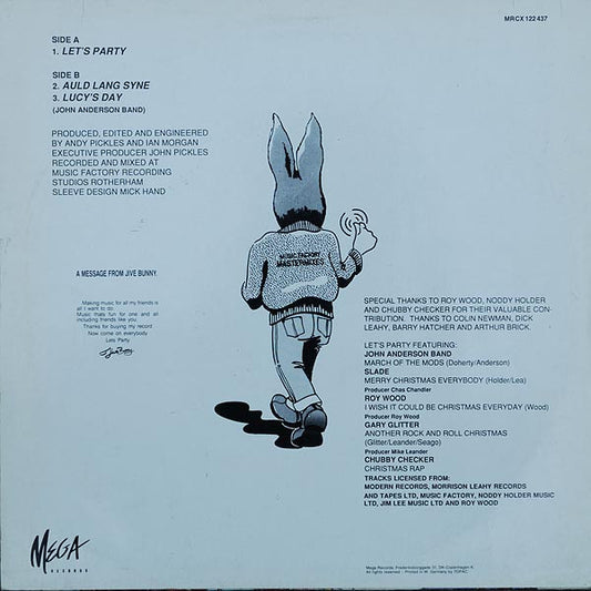 Jive Bunny And The Mastermixers : Let's Party / Auld Lang Syne (12", Maxi)