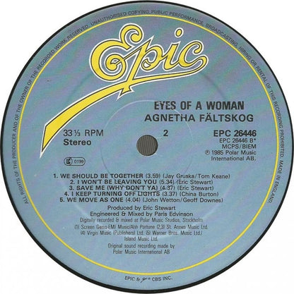 Agnetha Fältskog : Eyes Of A Woman (LP, Album)
