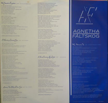 Agnetha Fältskog : Eyes Of A Woman (LP, Album)