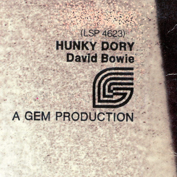 David Bowie : Hunky Dory (LP, Album, RE)