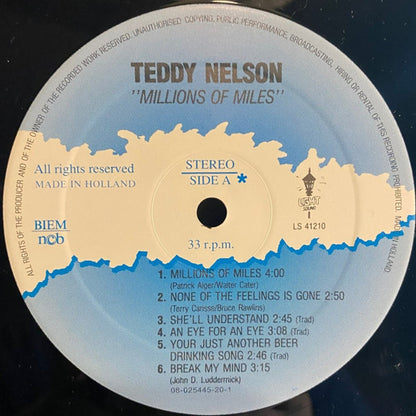 Teddy Nelson : Millions Of Miles (LP, Album)