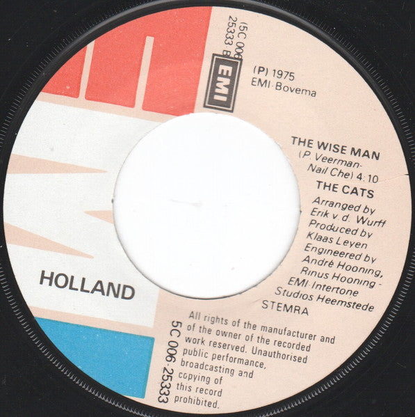 The Cats : Silent Night  (7", Single)