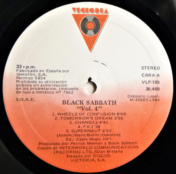 Black Sabbath : Collection Vol. 2 (LP, Album, RE + LP, Album, RE + LP, Album, RE + Bo)