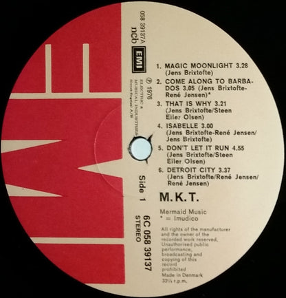 M.K.T. : M.K.T. (LP, Album)