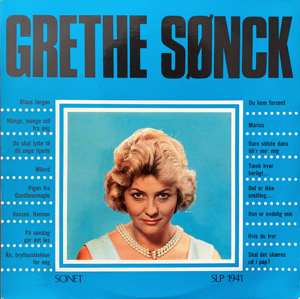 Grethe Sønck : 5 Års Succes'er Med Grethe Sønck (LP, Comp, RE)