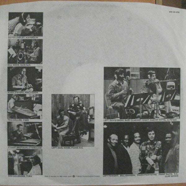 Ry Cooder : Jazz (LP, Album, RE)