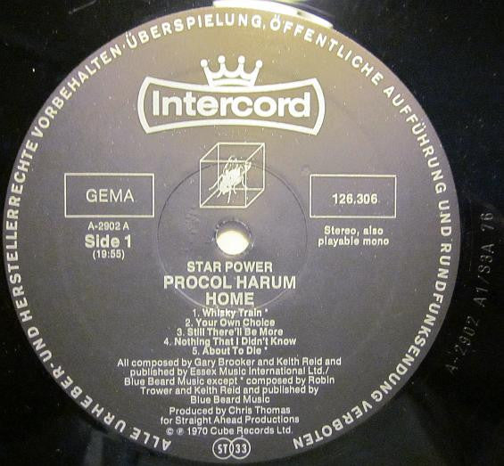 Procol Harum : Home (LP, Album, RE)