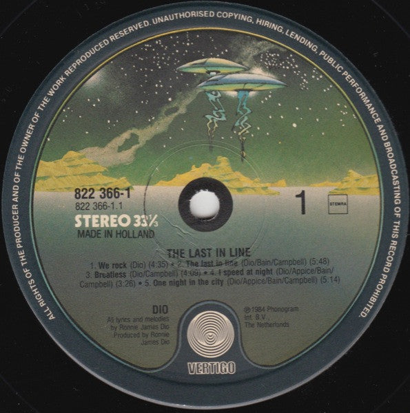 Dio (2) : The Last In Line (LP, Album)