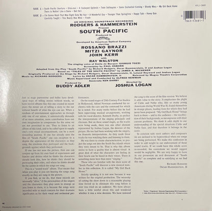 Rodgers & Hammerstein : RCA Victor Presents Rodgers & Hammerstein's South Pacific (An Original Soundtrack Recording) (LP, Album, RE)