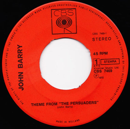 John Barry : Theme From The Persuaders (7", Single)