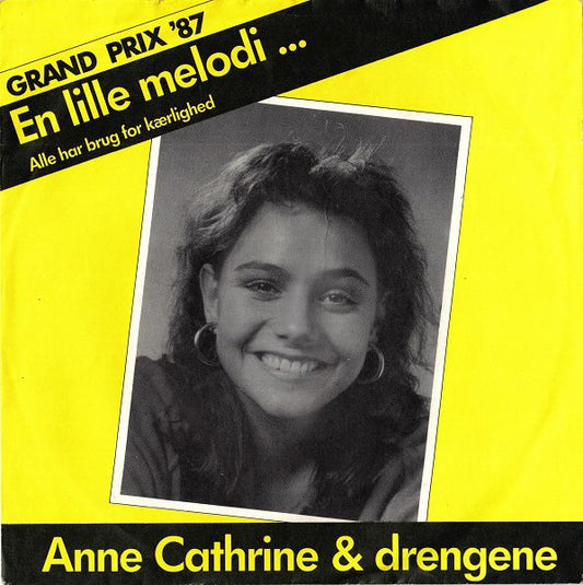 Anne Cathrine & Drengene : En Lille Melodi (7", Single)