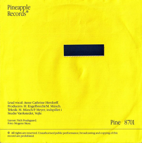 Anne Cathrine & Drengene : En Lille Melodi (7", Single)